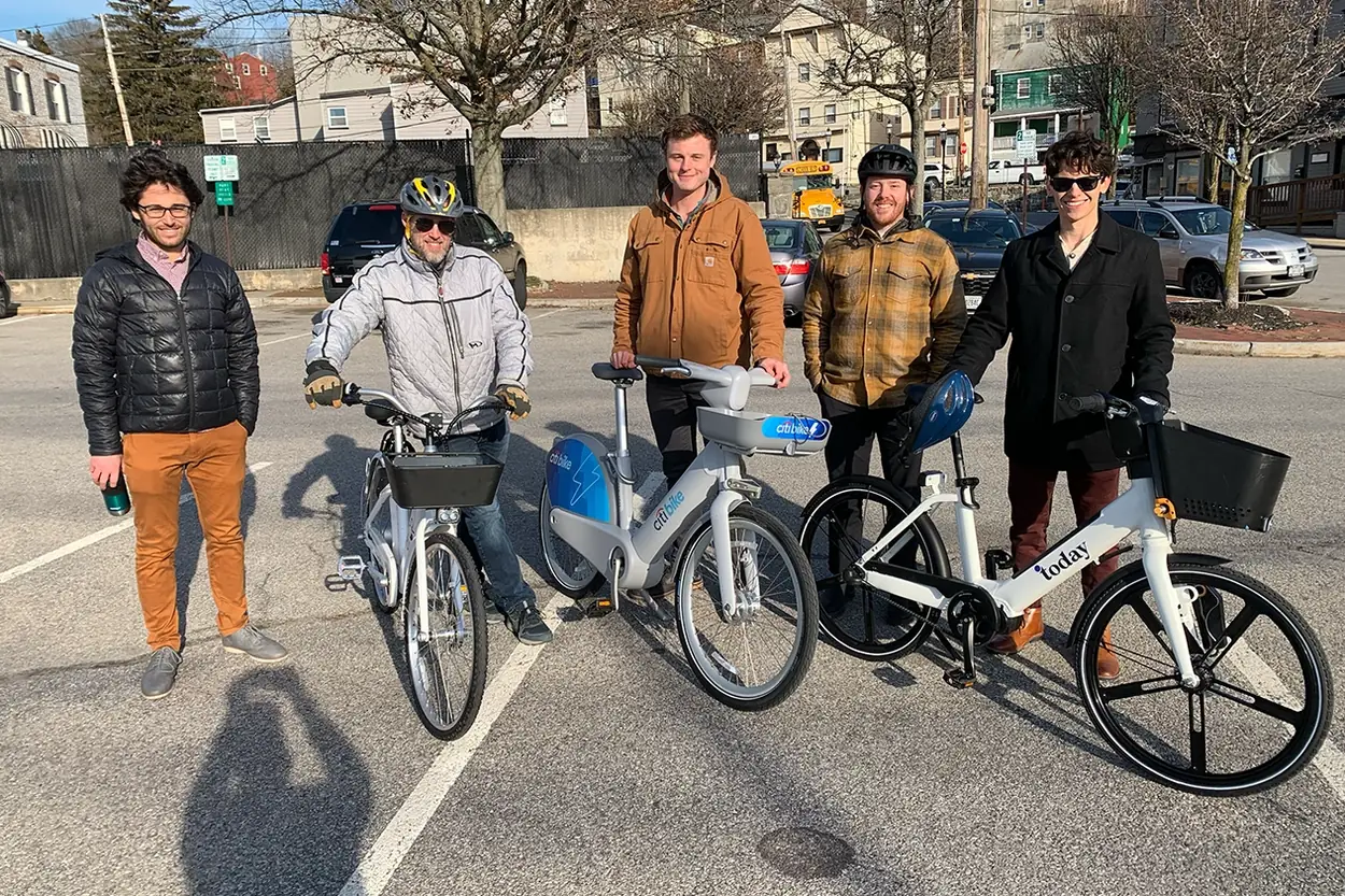 SMI staff reviewing the bikeshare vendor RFEI